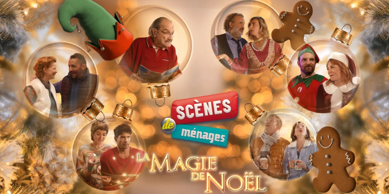 Scènes de ménages : la magie de Noël s’invite sur M6 le 3 décembre