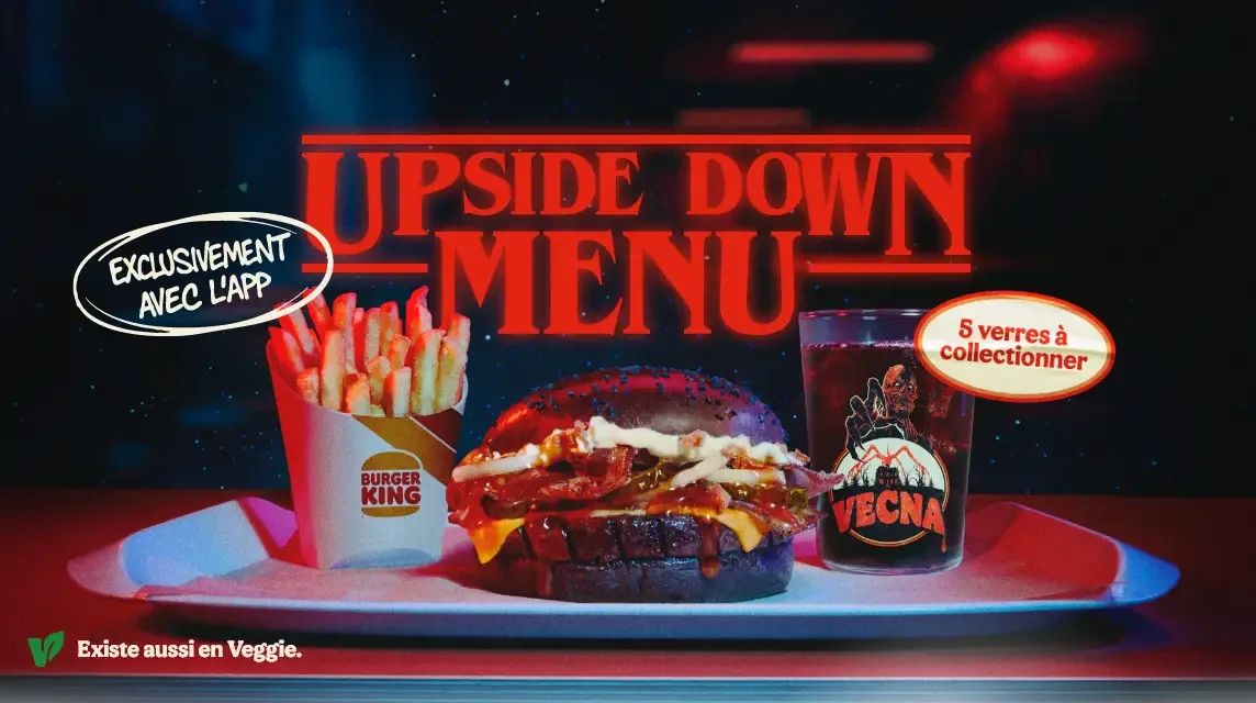 Stranger Things Saison 5 et Burger King : comment la campagne Appside Down joue avec l’univers de la série