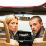 En roue libre sur France 4 : Marina Foïs et Benjamin Voisin dans un road-movie sous tension douce