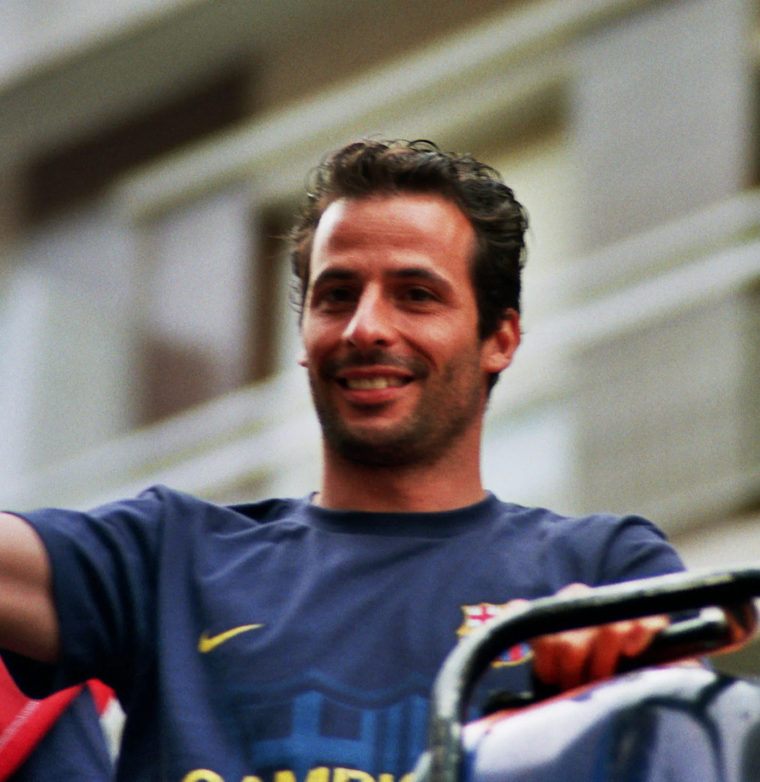 Ludovic Giuly, ancien international français et consultant de l'equipe du Mag sur M6