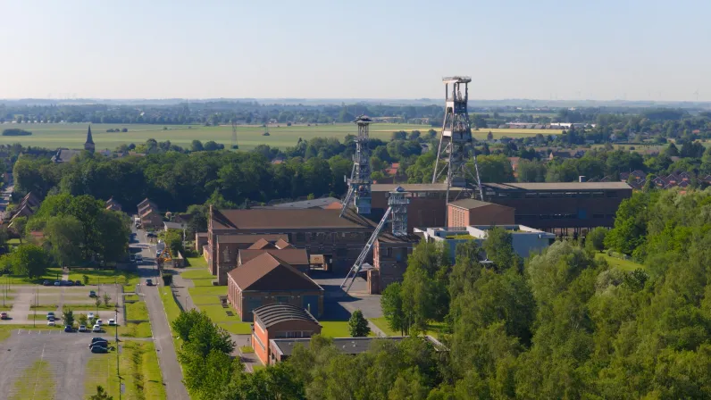 Paysage du Nord parcouru à vélo