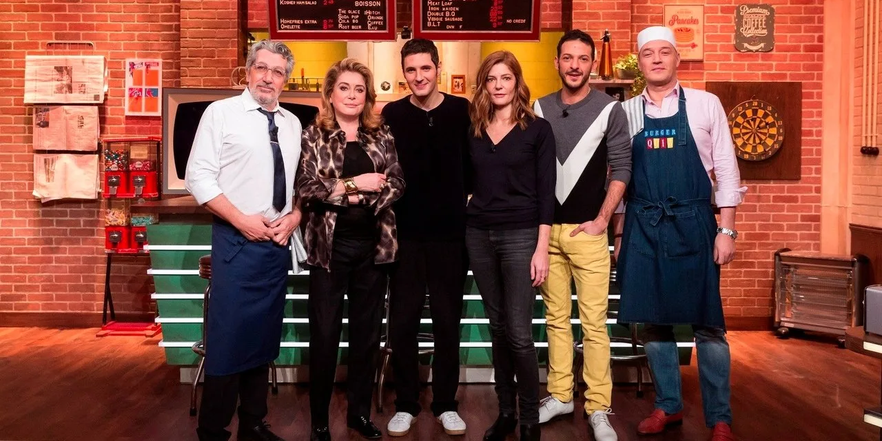 Burger Quiz sur TMC : Alain Chabat sert un menu de stars avec Omar Sy, Bérénice Béjo et François Damiens