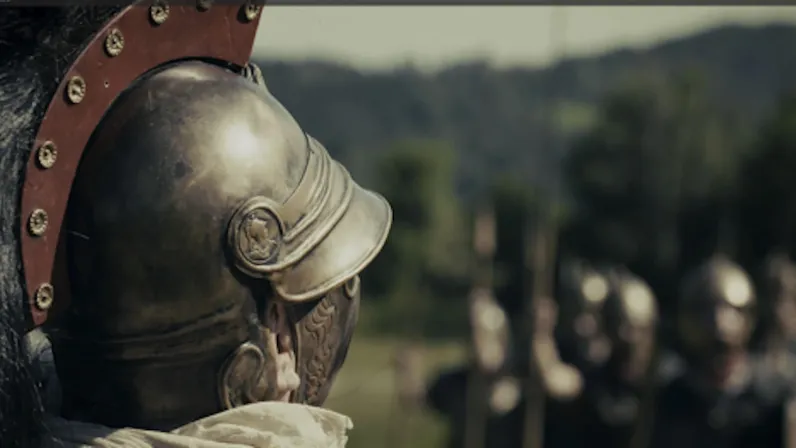 Reconstitution historique dans le documentaire sur la Guerre des Gaules