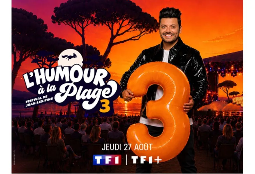 L’Humour à la Plage sur TF1 : Kev Adams réunit les grands noms du rire à Juan-les-Pins