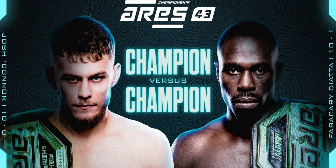 ARES 43 sur CANAL+SPORT360 : O’Connor – Diatta et une carte 100 % MMA à l’Adidas Arena