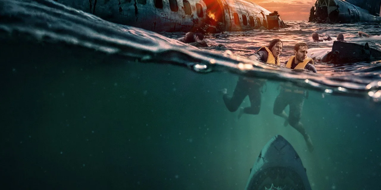 Deep Water sur Canal+ Box Office : des rescapés d’un crash affrontent les requins dans le thriller de Renny Harlin