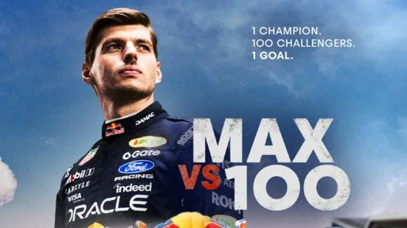 Max v 100 : Max Verstappen défie 100 pilotes en direct sur Disney+