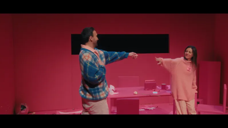 Marie-Julie Baup et Thierry Lopez dans Oublie-moi