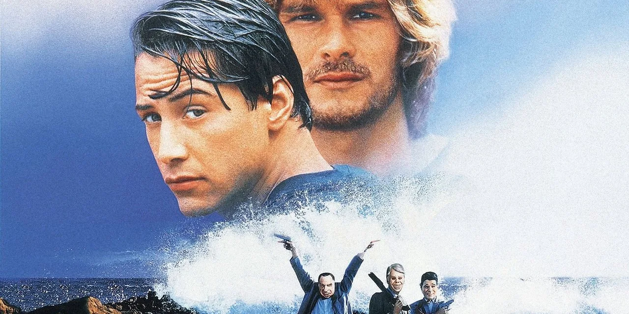 Point Break sur Canal+ Grand Écran : Swayze et Keanu Reeves dans le film culte de surf et d’adrénaline de Bigelow