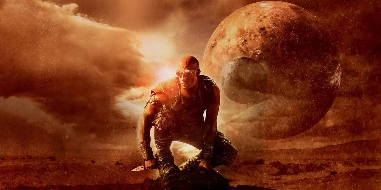Riddick sur CStar : Vin Diesel, abandonné sur une planète hostile, traqué par des créatures et des chasseurs de primes