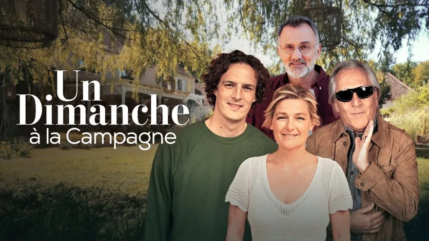 Un dimanche à la campagne : Frédéric Lopez réunit Gilbert Montagné, Anne-Élisabeth Lemoine et Paul de Saint Sernin