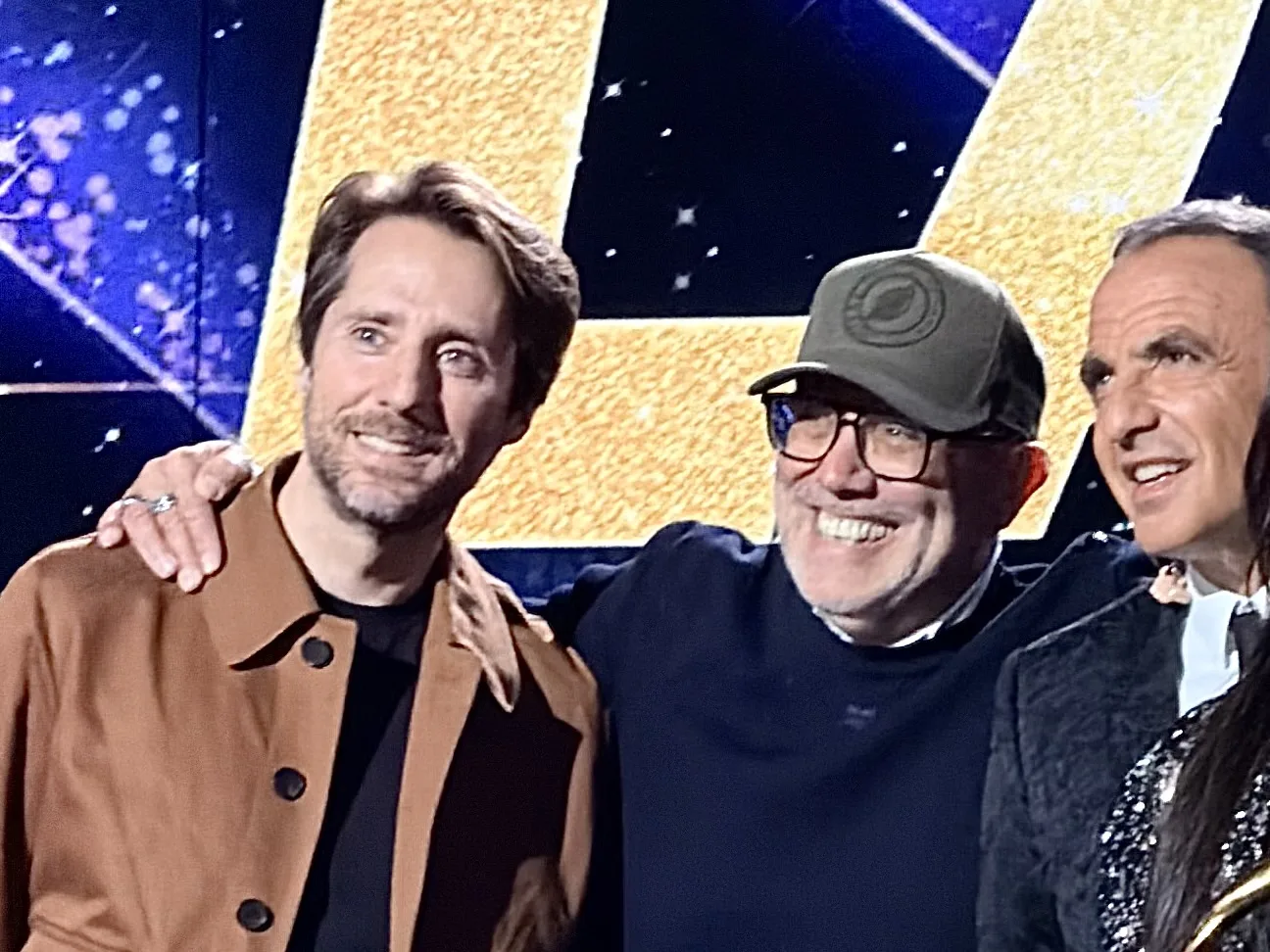 Nikos Aliagas, présentateur de « The Voice Kids », lors d'un événement télévisé
