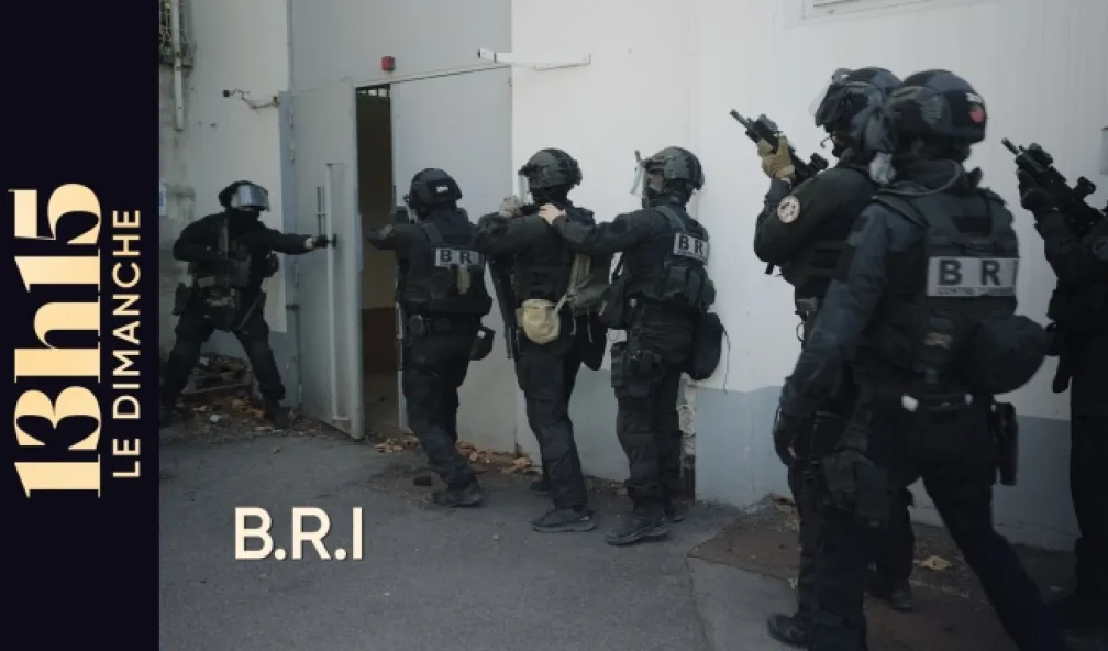 Les hommes de la BRI en intervention