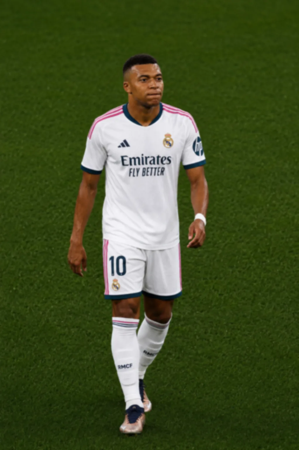Kylian Mbappé sur le terrain lors d'un match