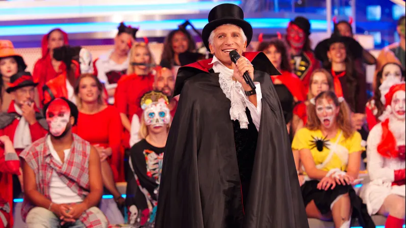 Nagui sur le plateau des Masters de N'oubliez pas les paroles