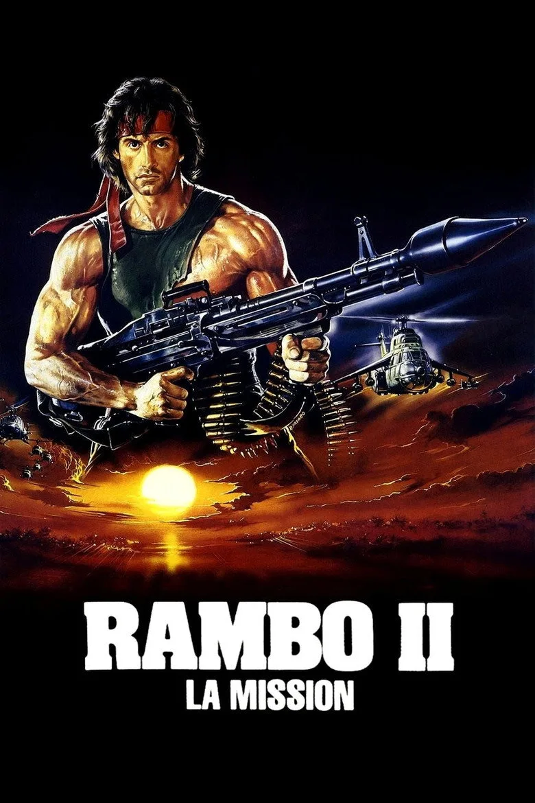 Rambo II : la mission sur CStar (affiche)