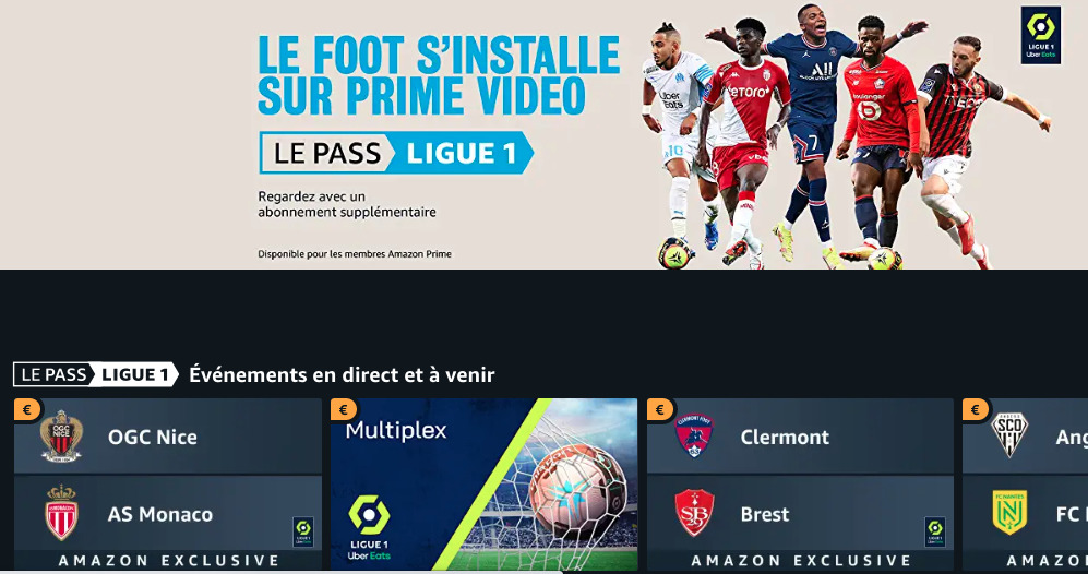 Le Pass Ligue 1 : Tout sur l’offre dédiée au Football sur Amazon Prime Video